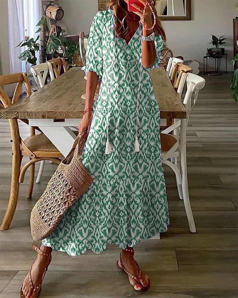 Flattering Boho Tummy Dress
