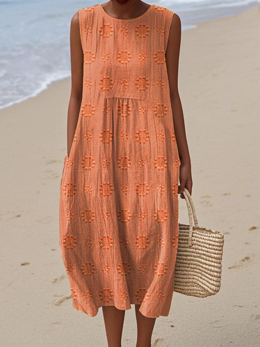 Elegant-Breeze Summer Dress