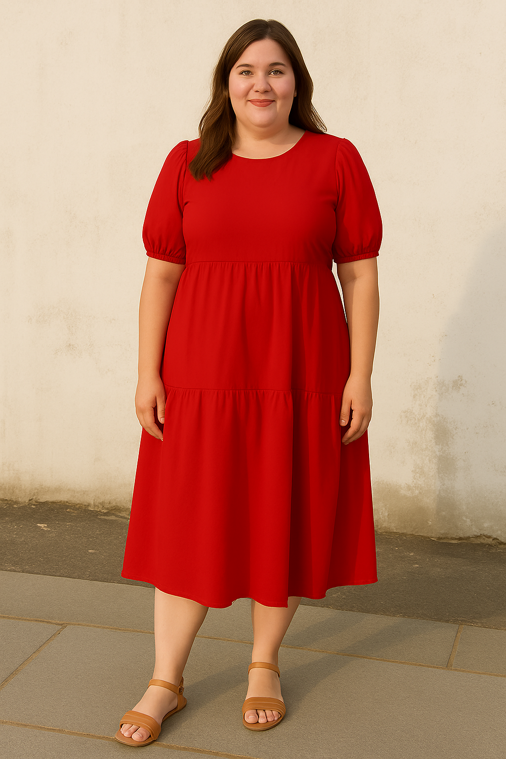 Flowy-Elegance Tiered Dress