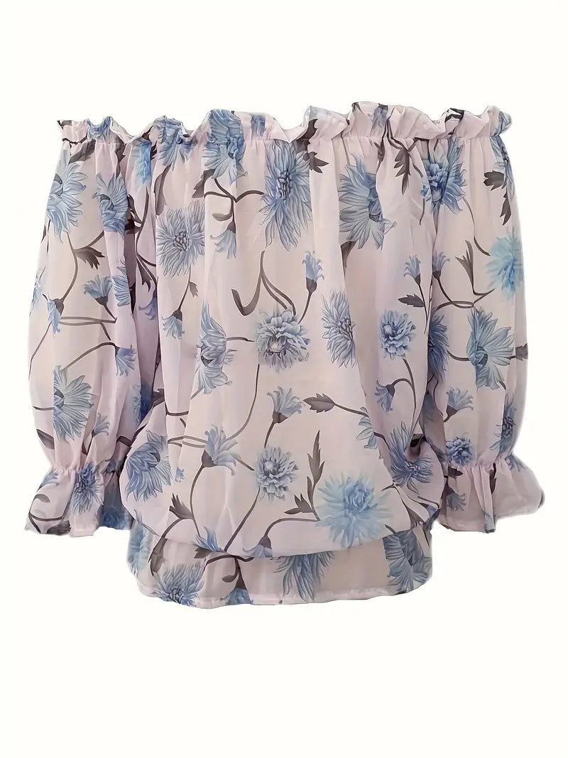 Floral Easy-Care Jumper