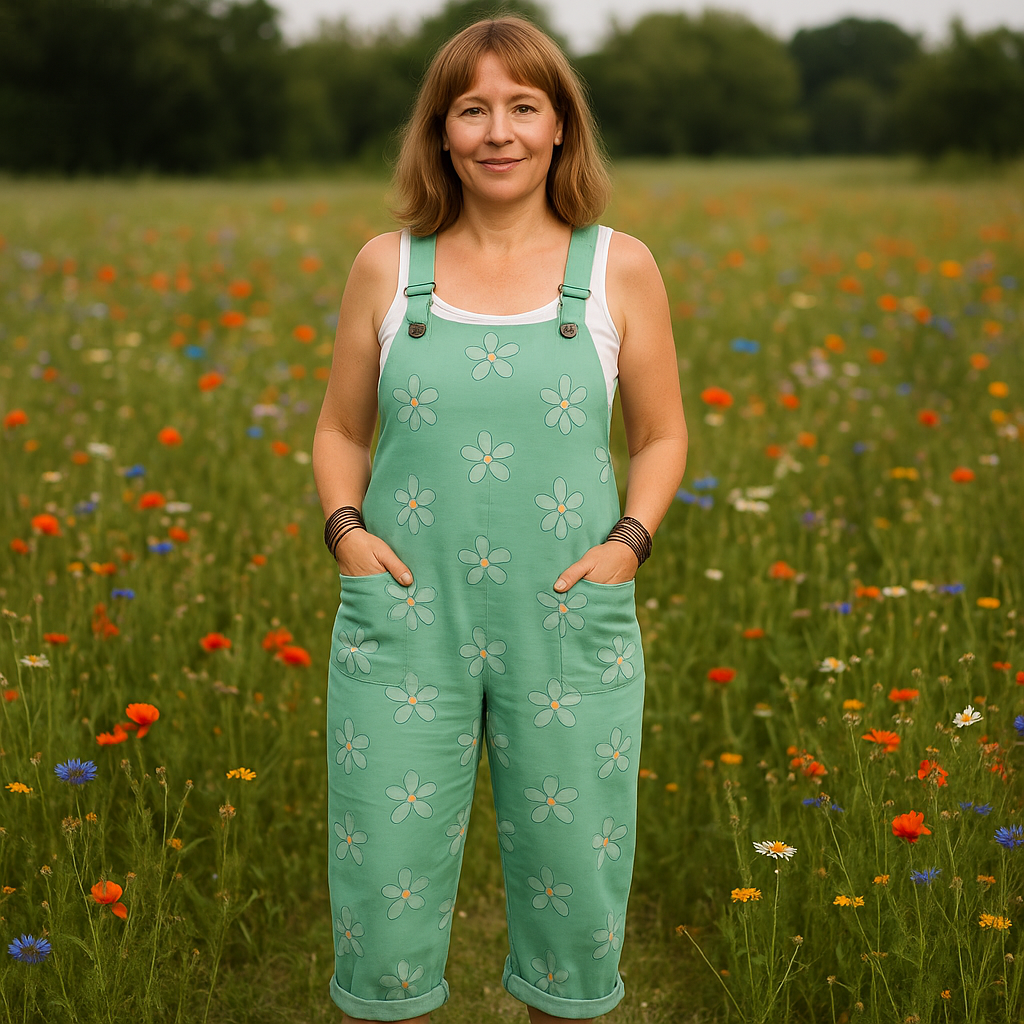 Florals Jumpsuit with Airy Comfort