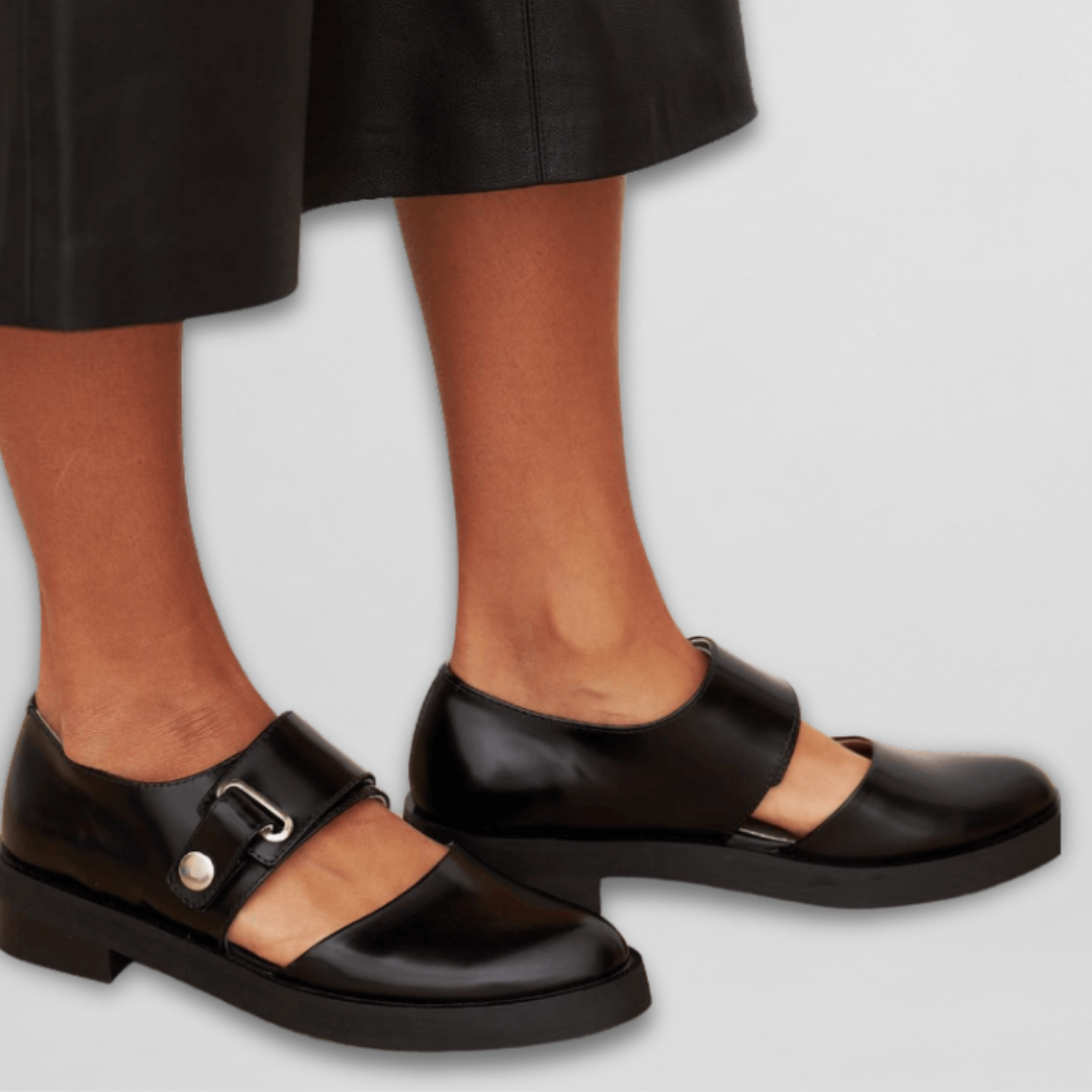 Chic Buckle Mary Jane Shoes