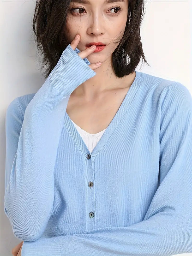 Flattering V-Neck Coat