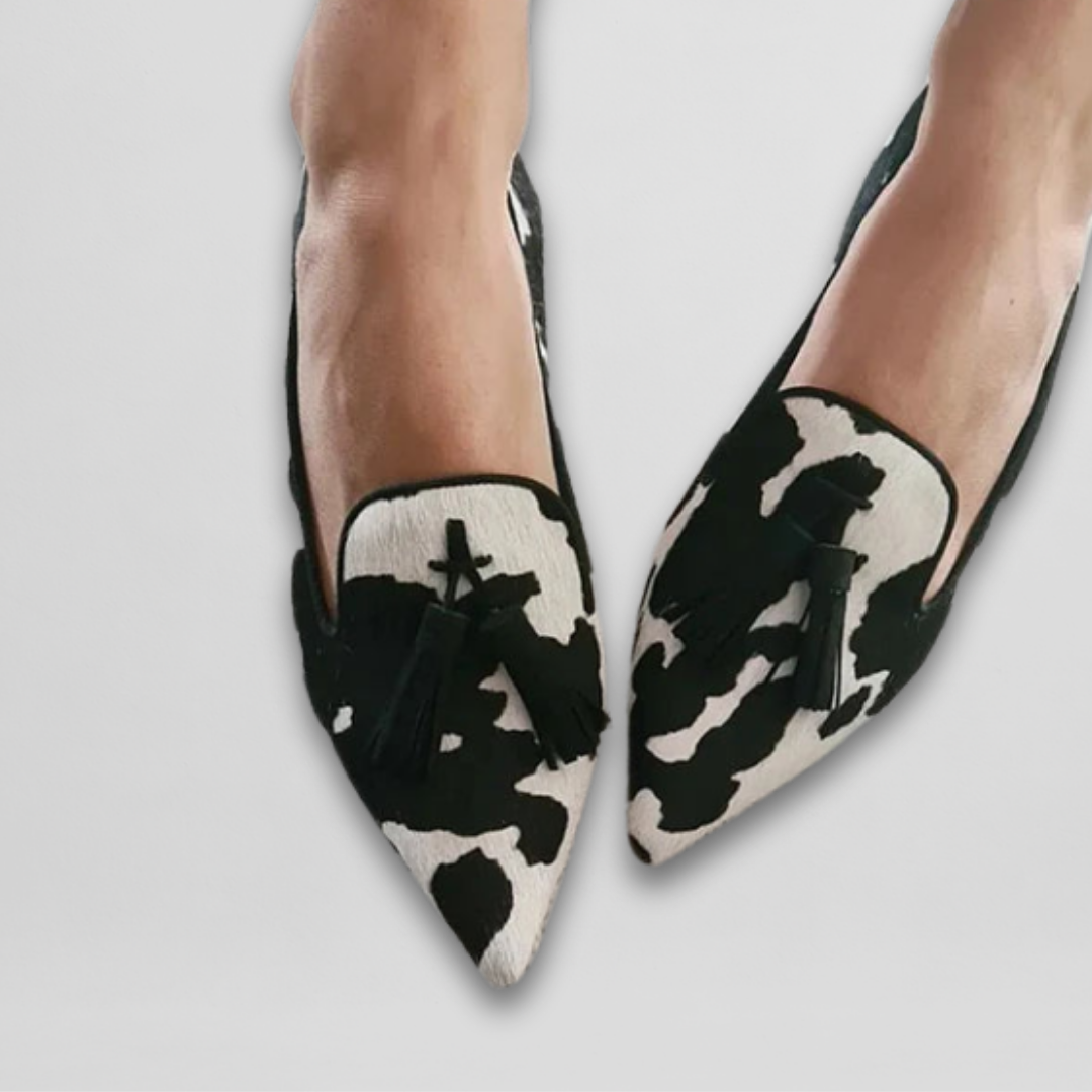 Playful Animal-Print Loafers