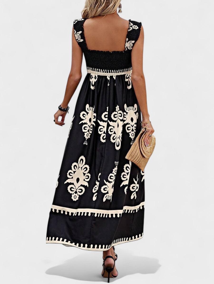 Boho-Chic Maxi Dress
