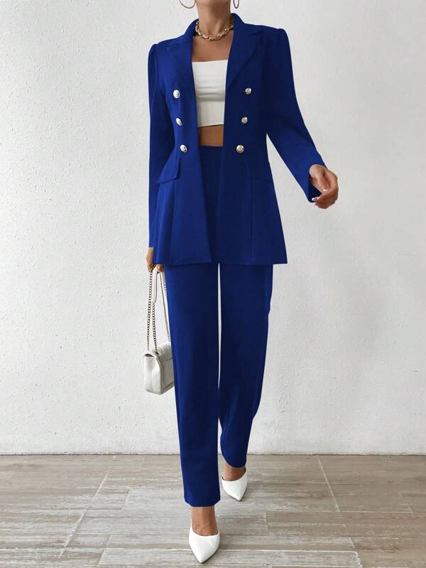 Elegant Long-Sleeve Suit