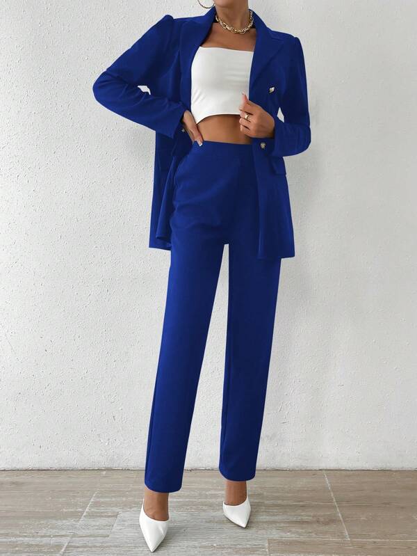 Elegant Long-Sleeve Suit