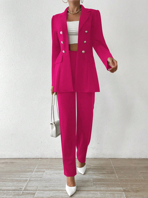 Elegant Long-Sleeve Suit