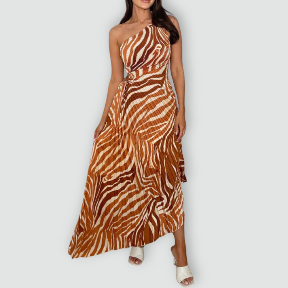 Chic One-Shoulder Summer Dress