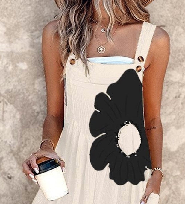 Floral Sculpting Jumpsuit