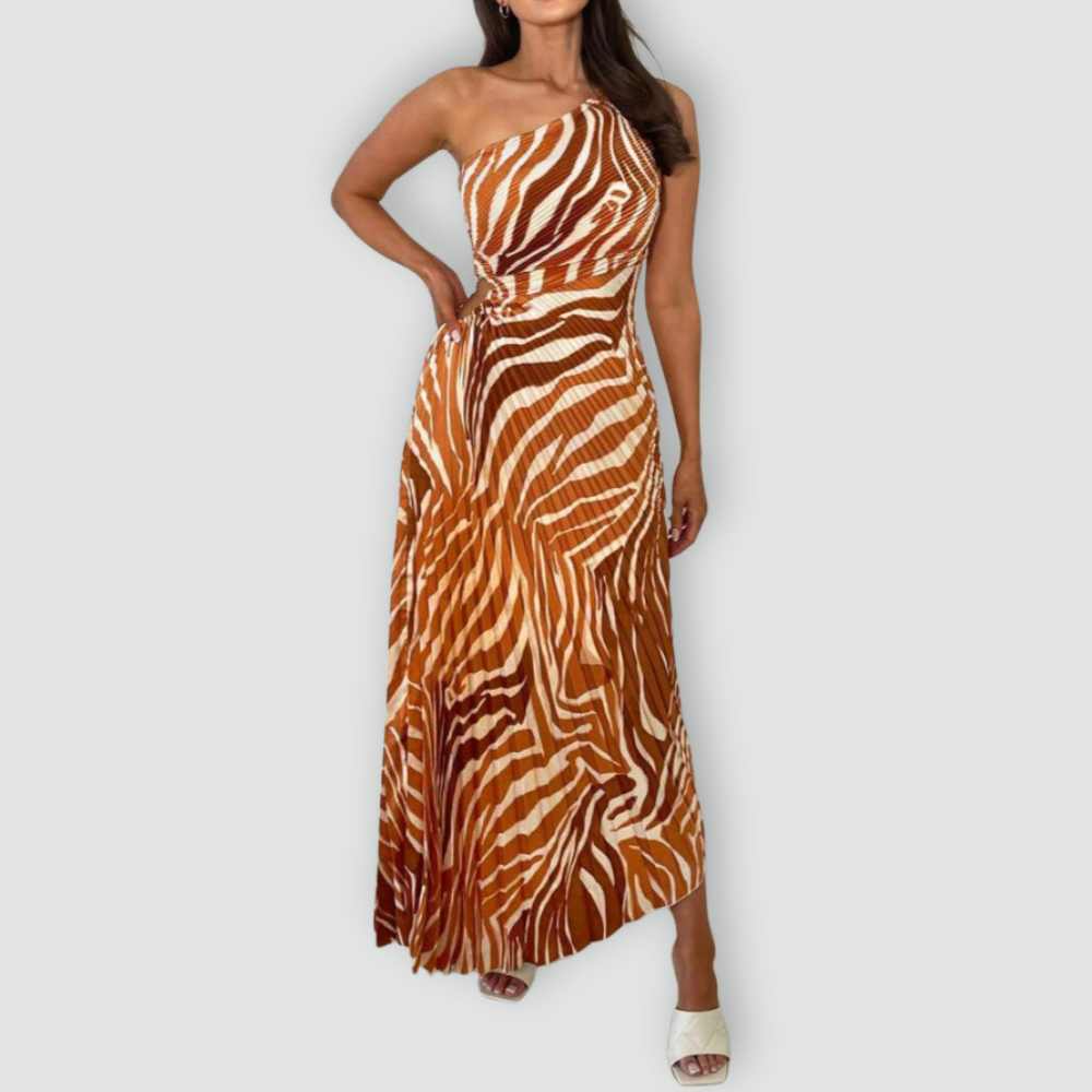 Chic One-Shoulder Summer Dress