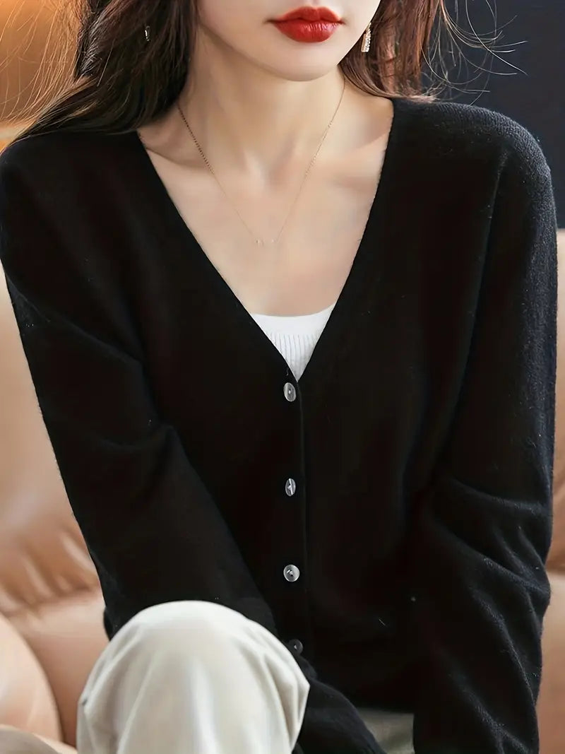 Flattering V-Neck Coat