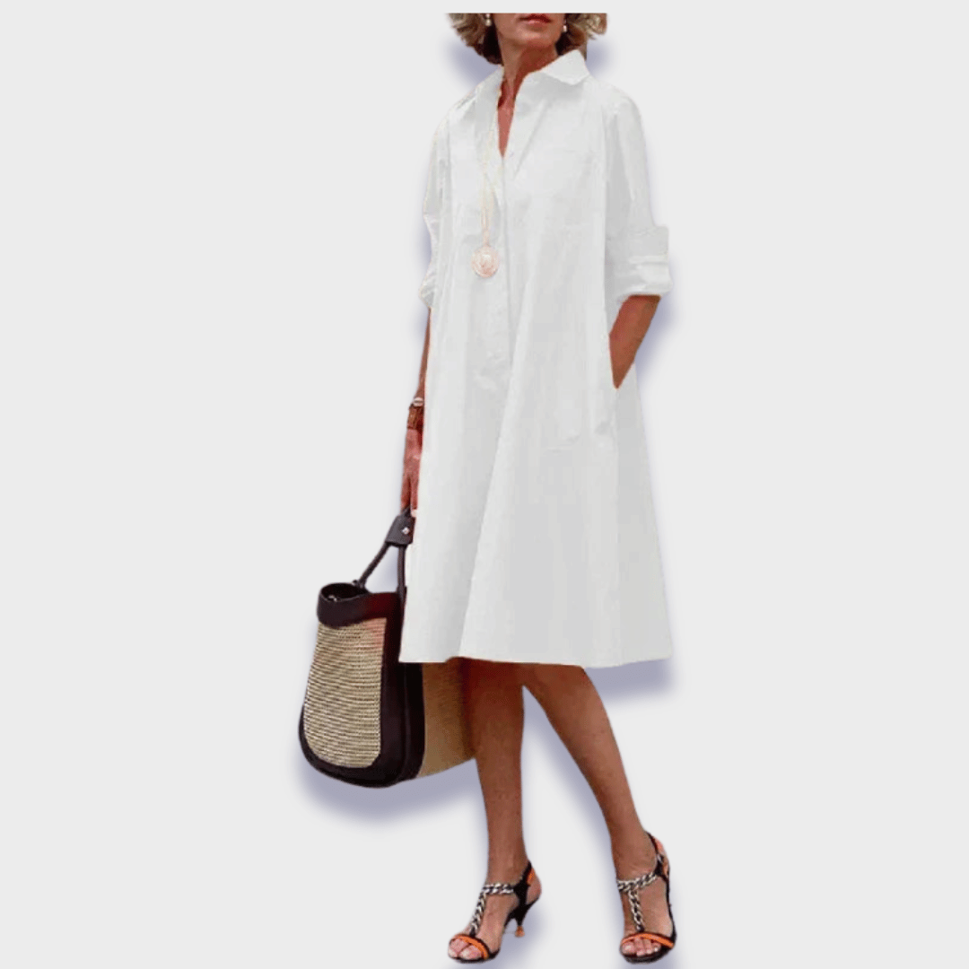 Effortless Elegance Polo Dress