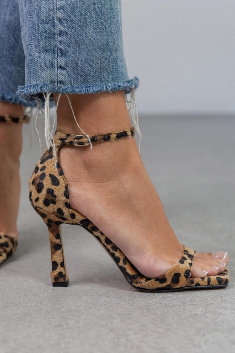 Leopard-Print Heels
