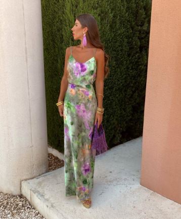 Halo-Dye Elegant Maxi