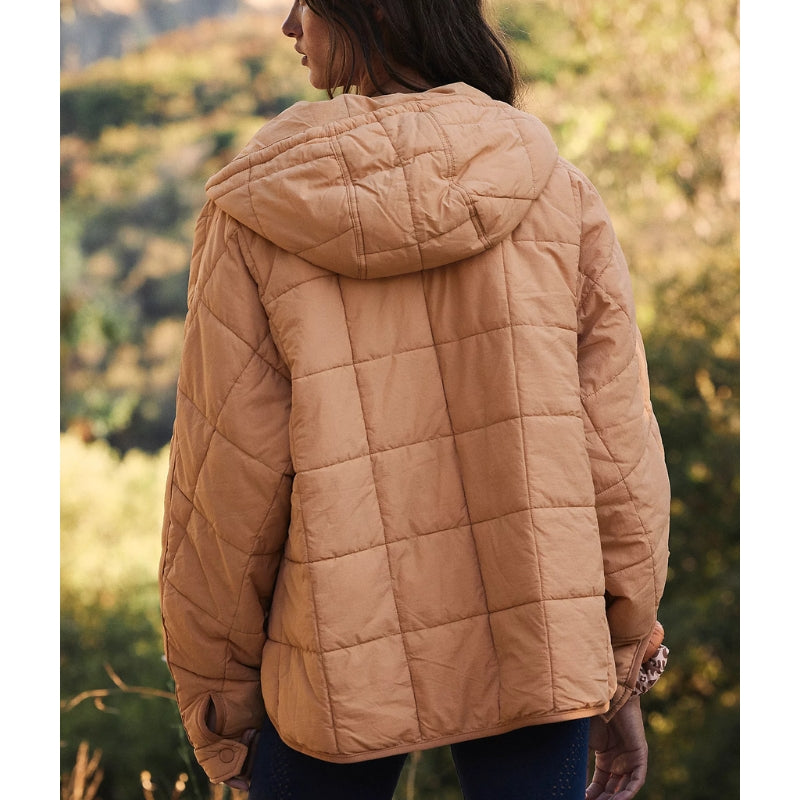Water-Resistant Hooded Pullover