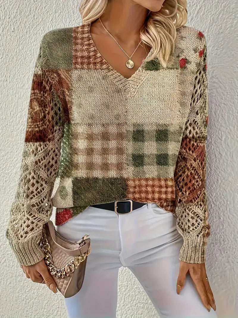 Floral Easy-Care Jumper