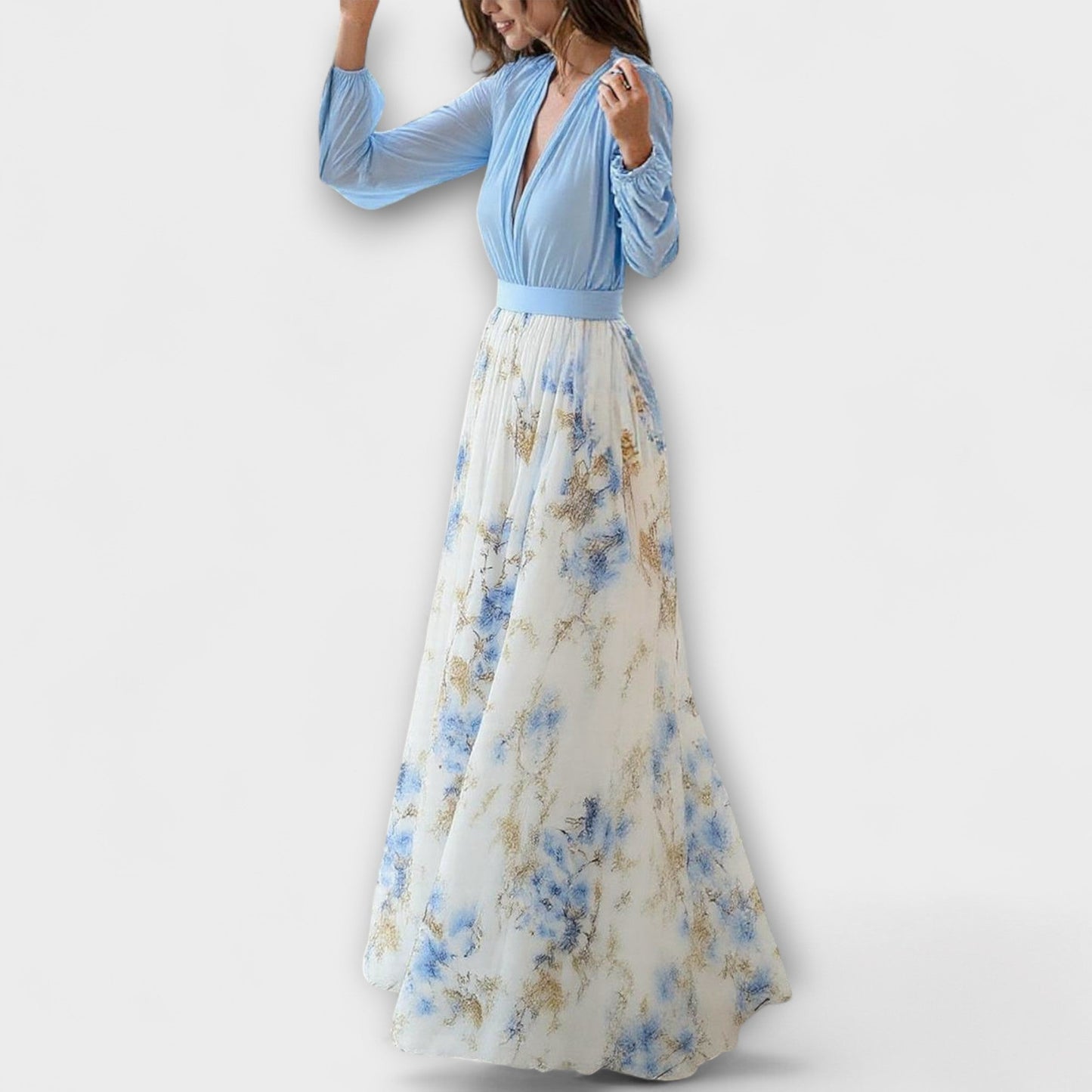 Floral Comfort Maxi Dress