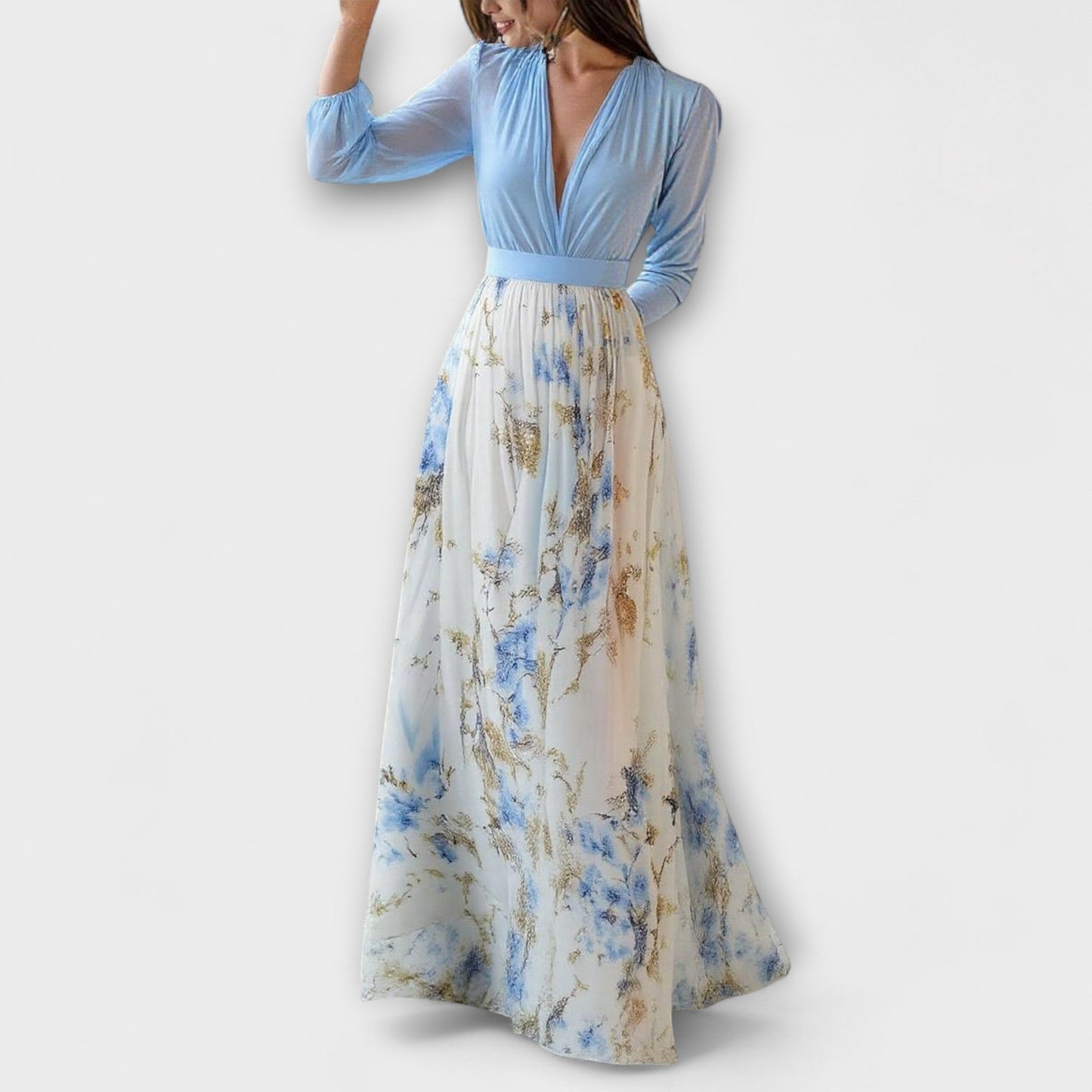 Floral Comfort Maxi Dress