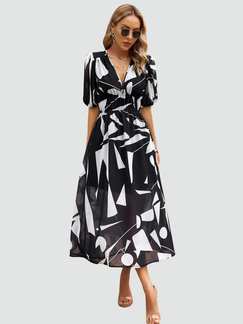 Flattering Summer Floral Dress