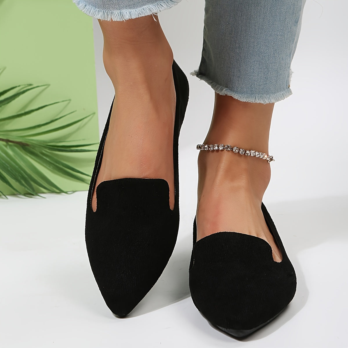 Easy-Care Plaid Flats