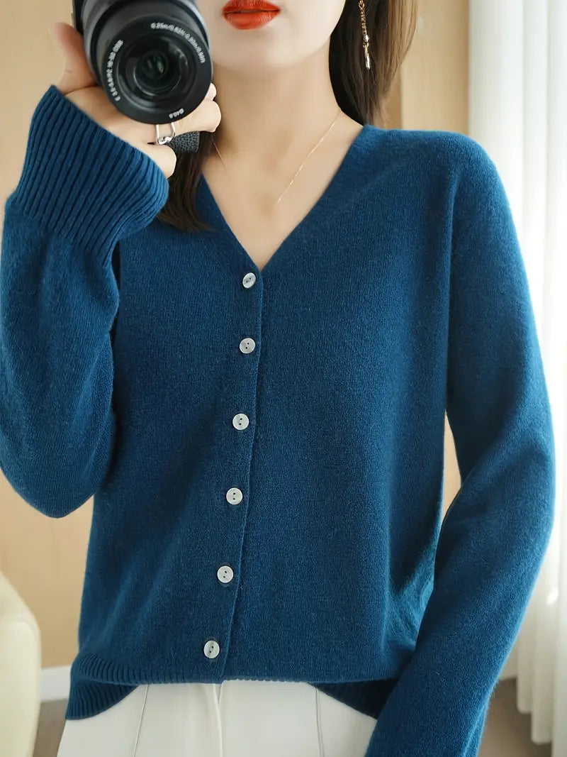 Flattering V-Neck Coat