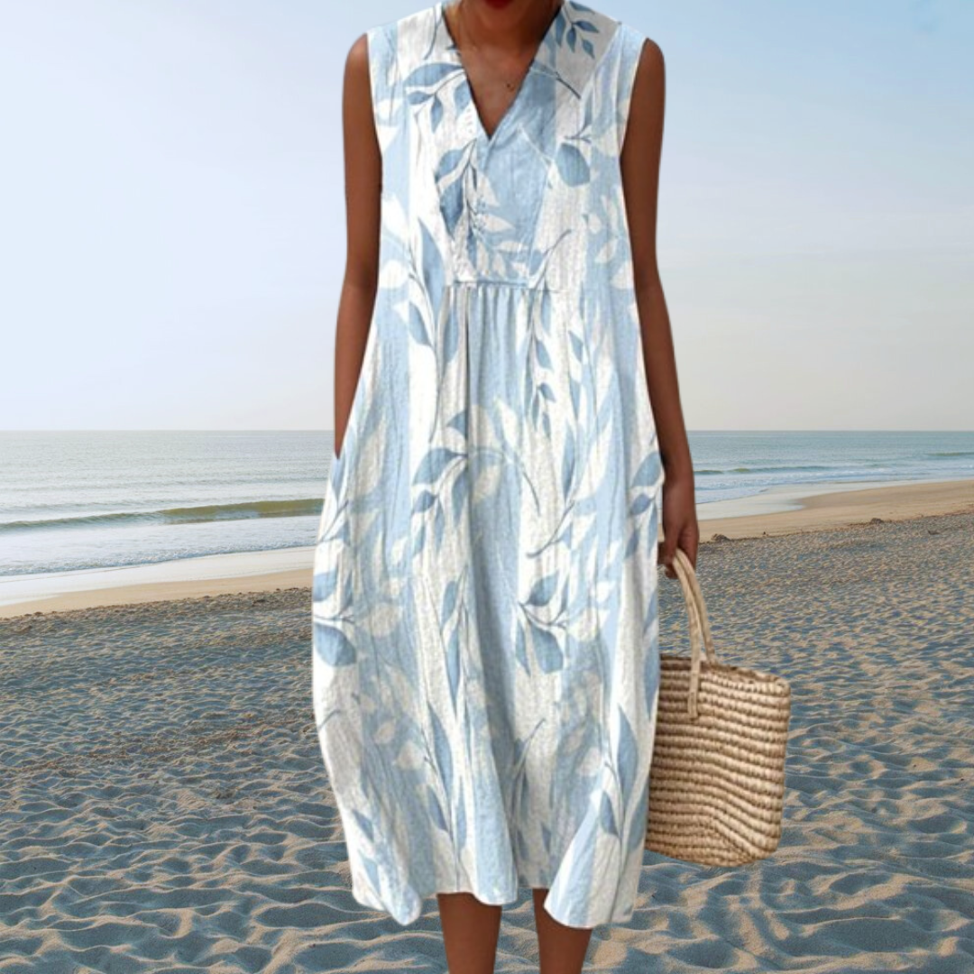 Ocean-Flow Elegant Dress