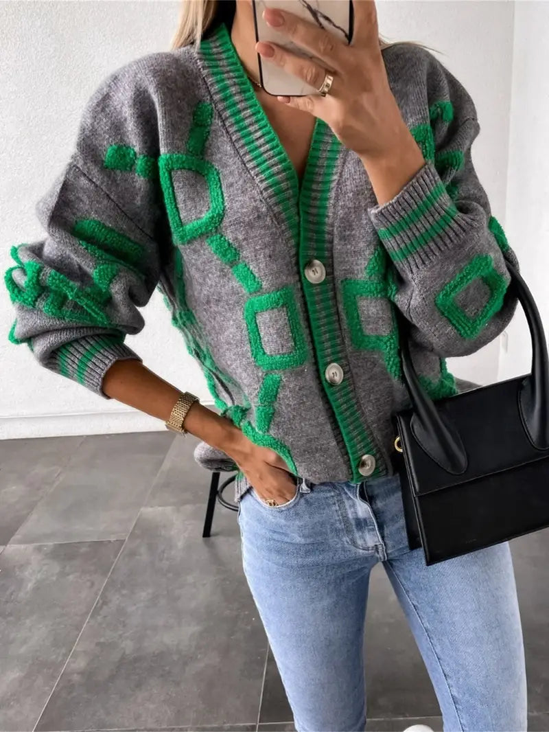 Flattering V-Neck Cardigan
