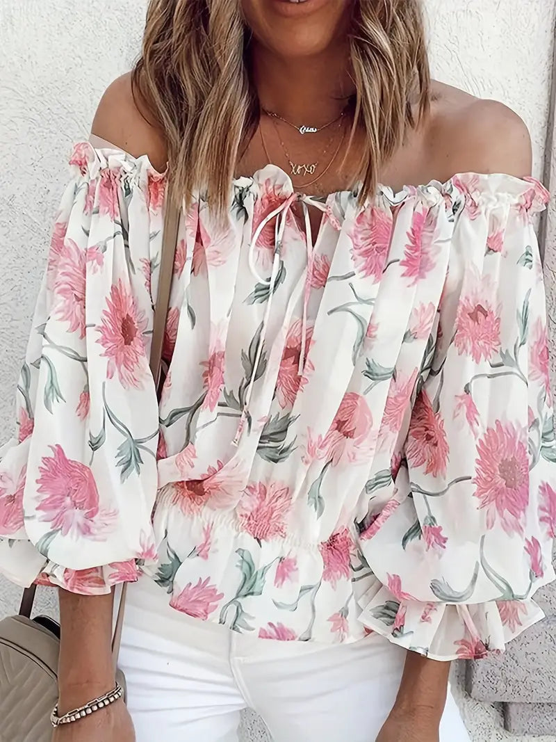 Floral Easy-Care Jumper
