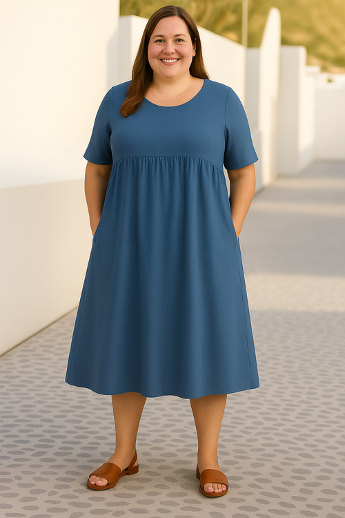 Everyday-Comfort Midi Dress