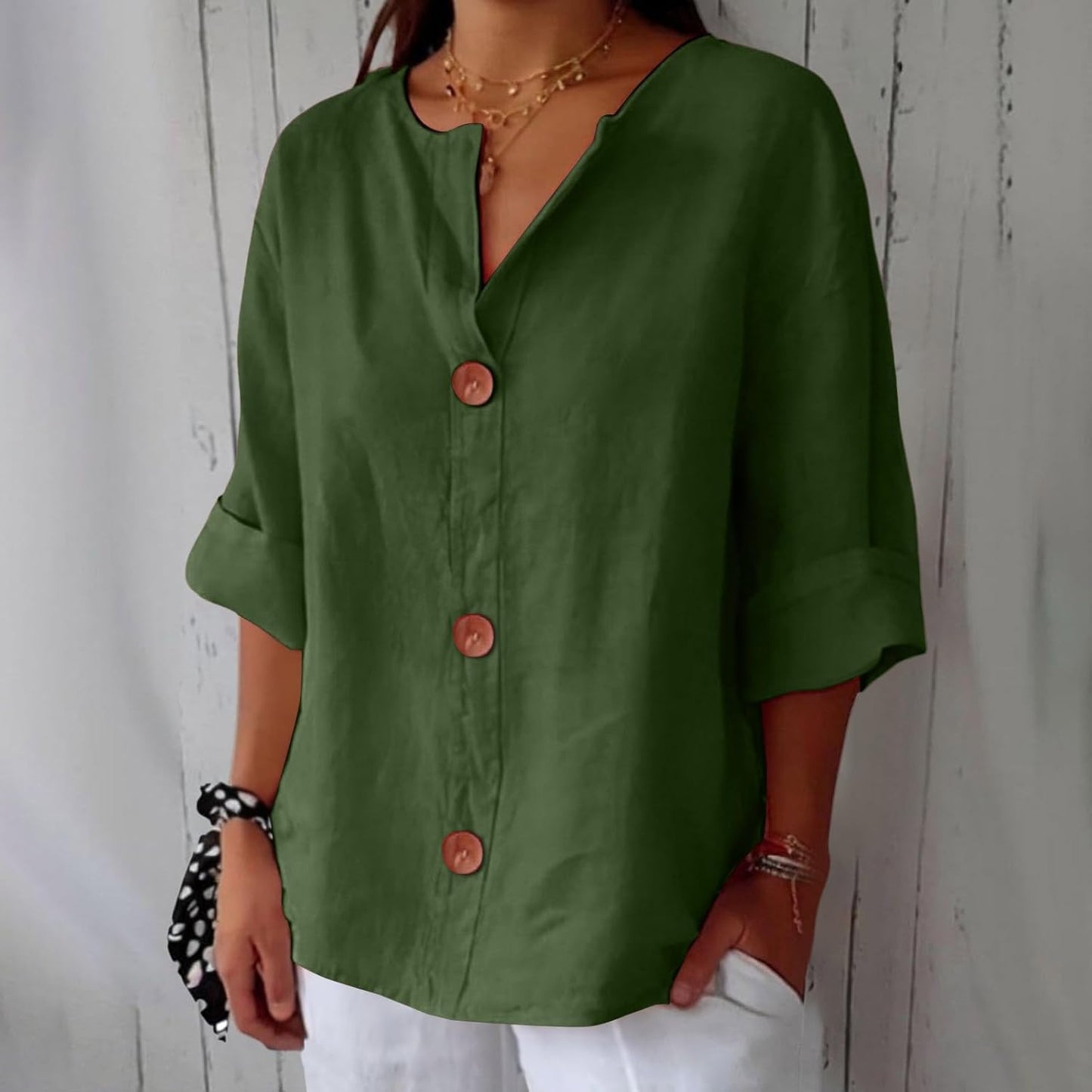 Cooling Linen Blouse