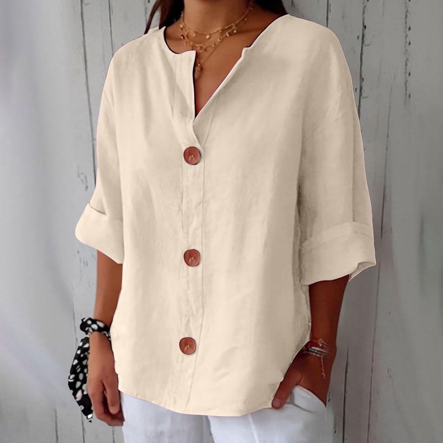 Cooling Linen Blouse