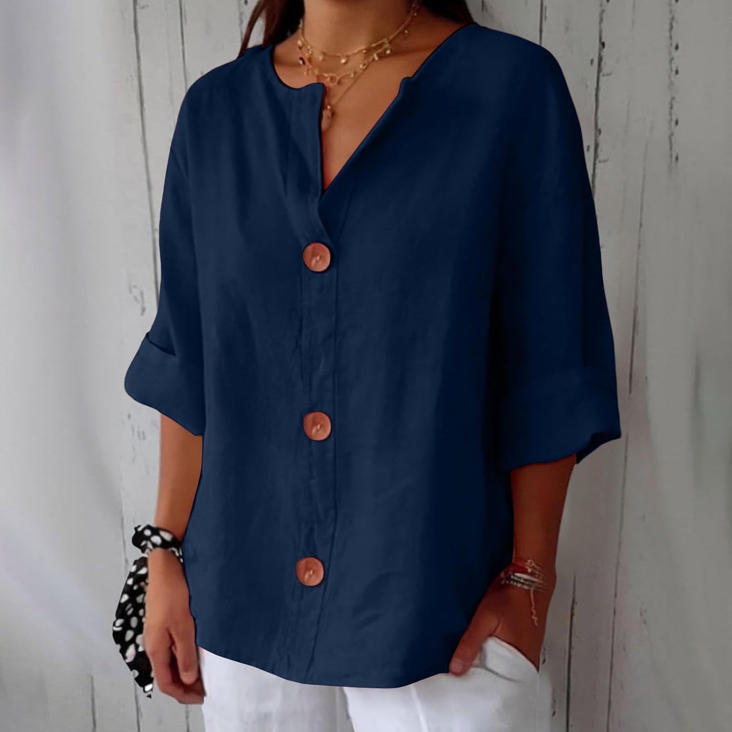 Cooling Linen Blouse