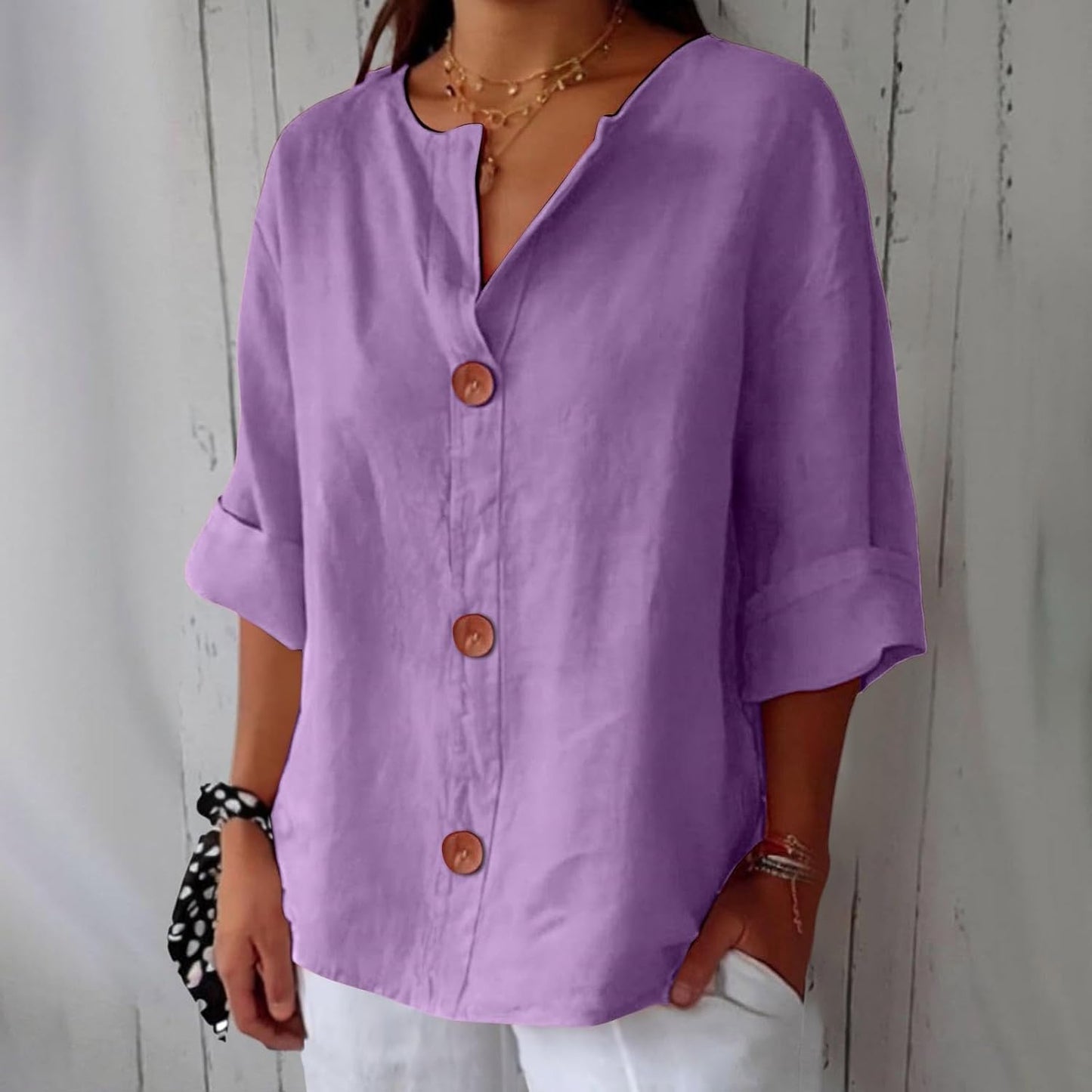 Cooling Linen Blouse