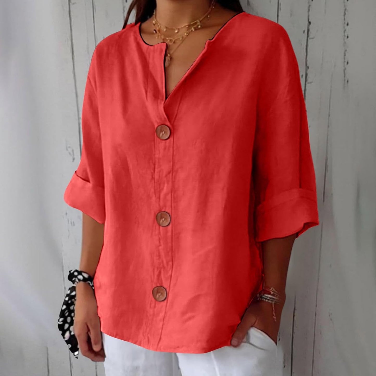 Cooling Linen Blouse