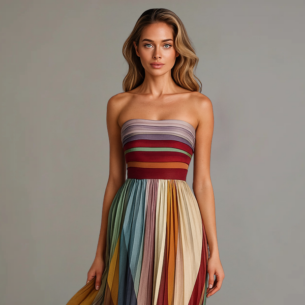 Figure-Skimming Maxi Dress