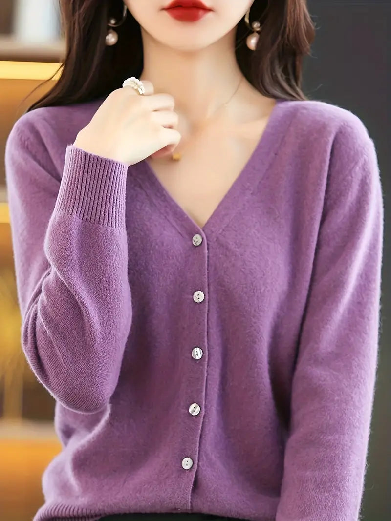 Flattering V-Neck Coat