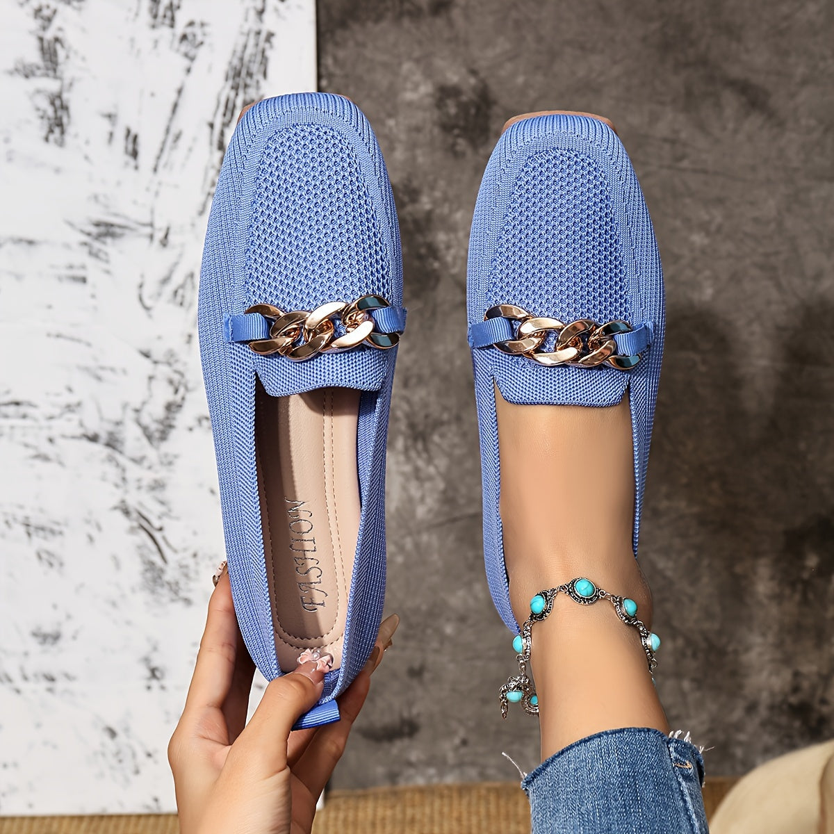 Cloud-Soft Knit Flats