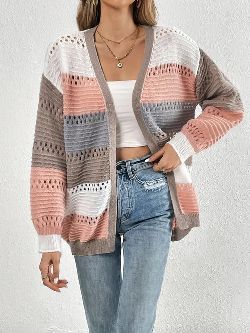 Figure-Flattering V-Neck Cardigan