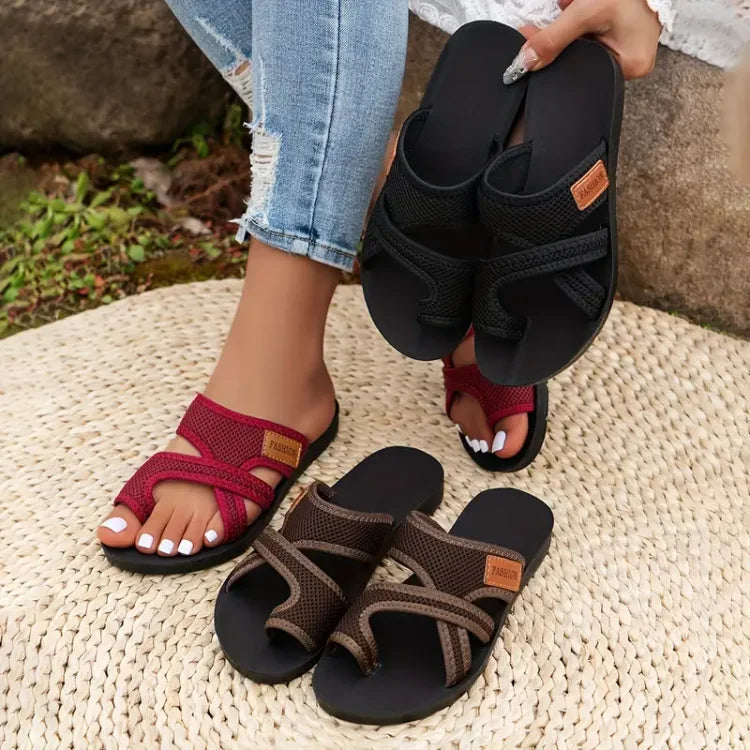 Elegant Support Mesh Sandals