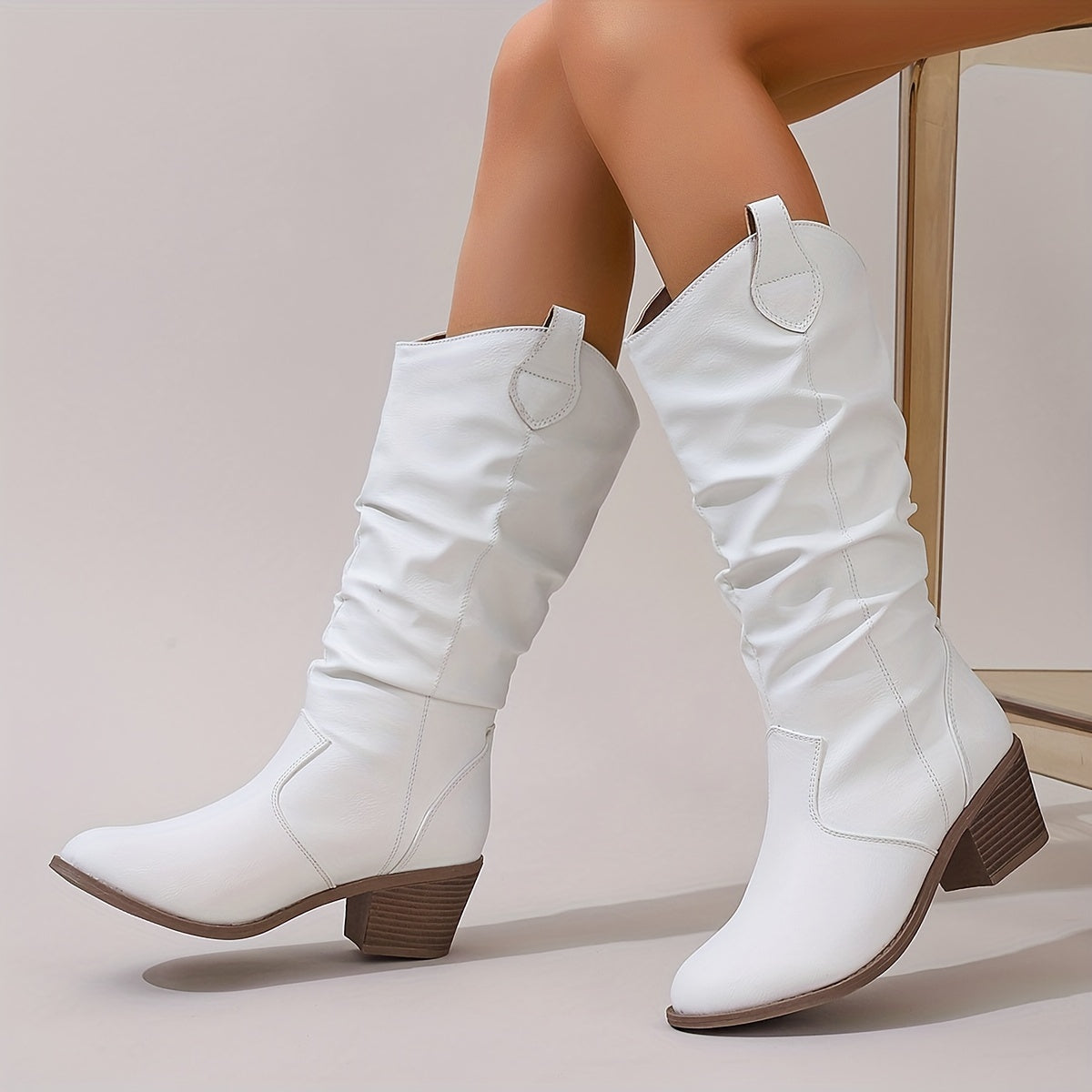 Stable-Step Block-Heel Boots