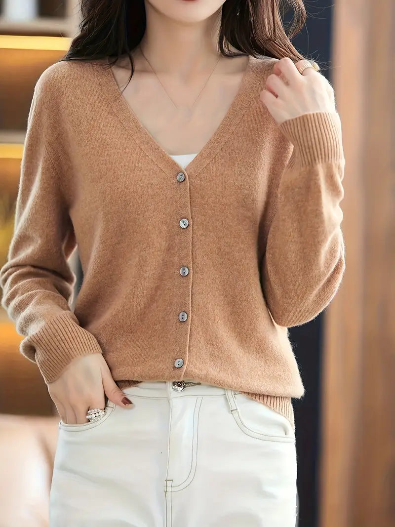 Flattering V-Neck Coat