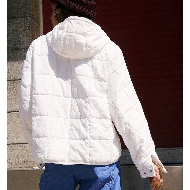 Water-Resistant Hooded Pullover