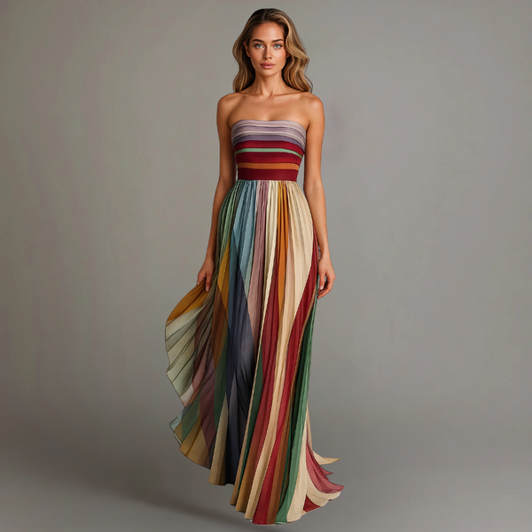 Figure-Skimming Maxi Dress