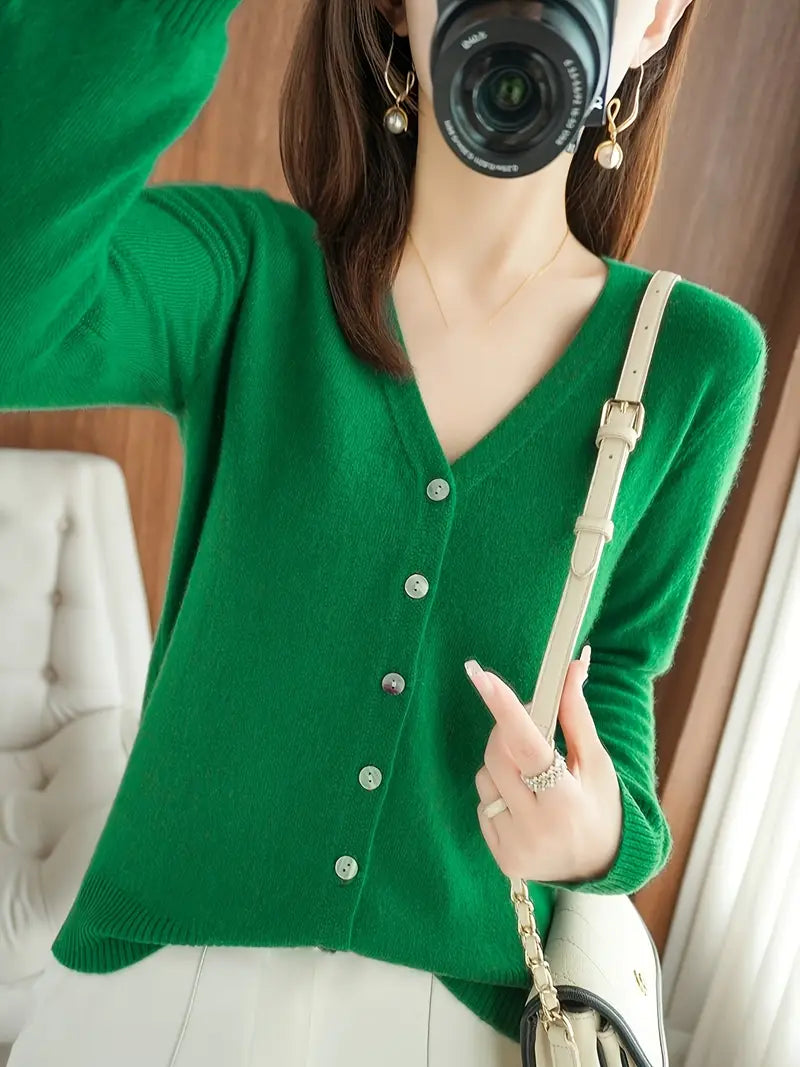 Flattering V-Neck Coat