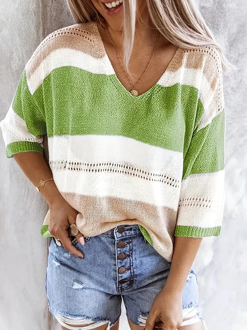 Flattering-Fit V-Neck Jumper