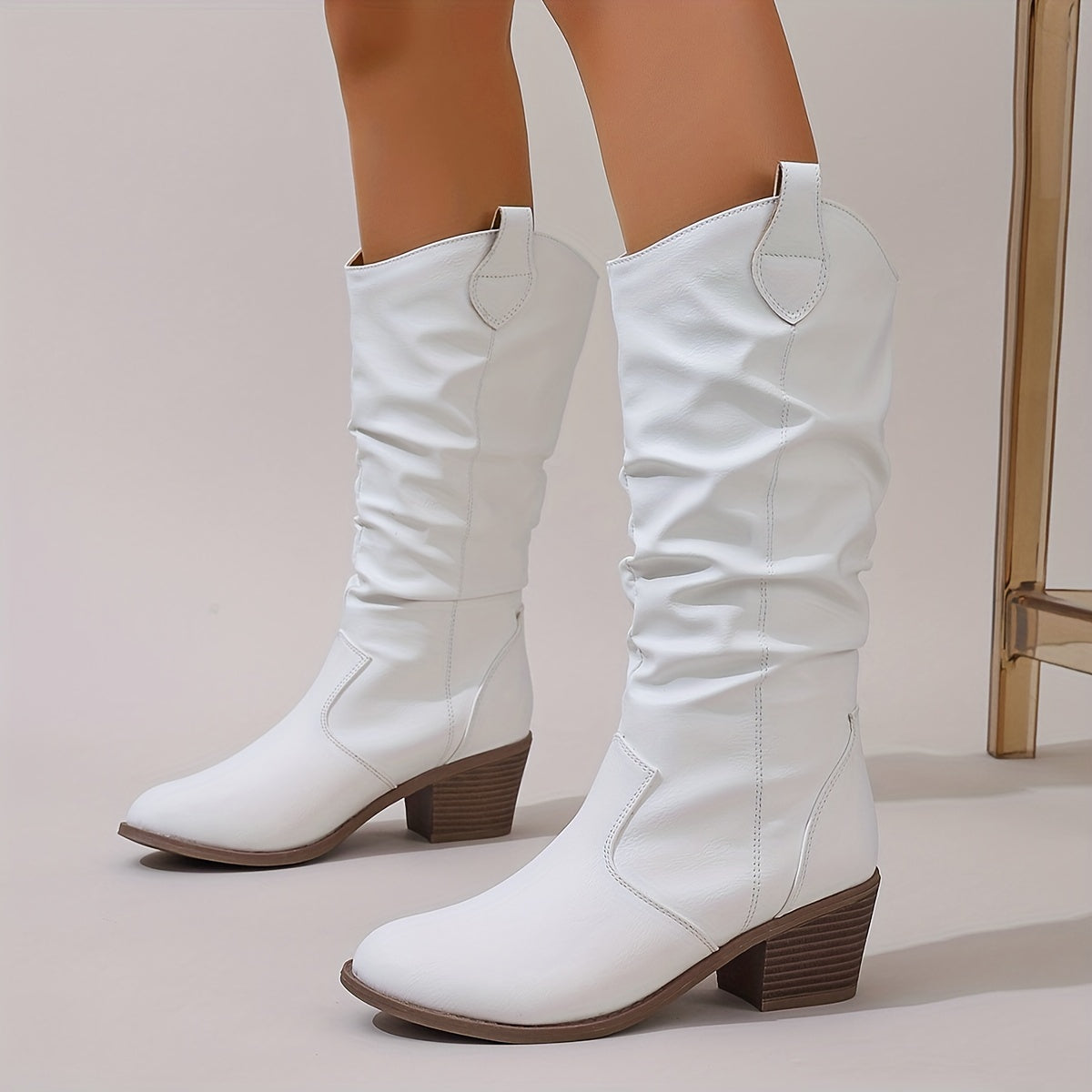 Stable-Step Block-Heel Boots