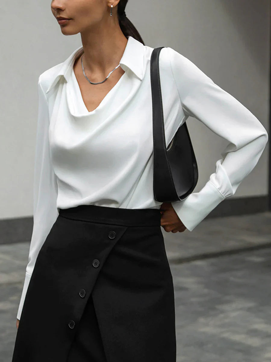 Effortless Elegance V-Neck Blouse