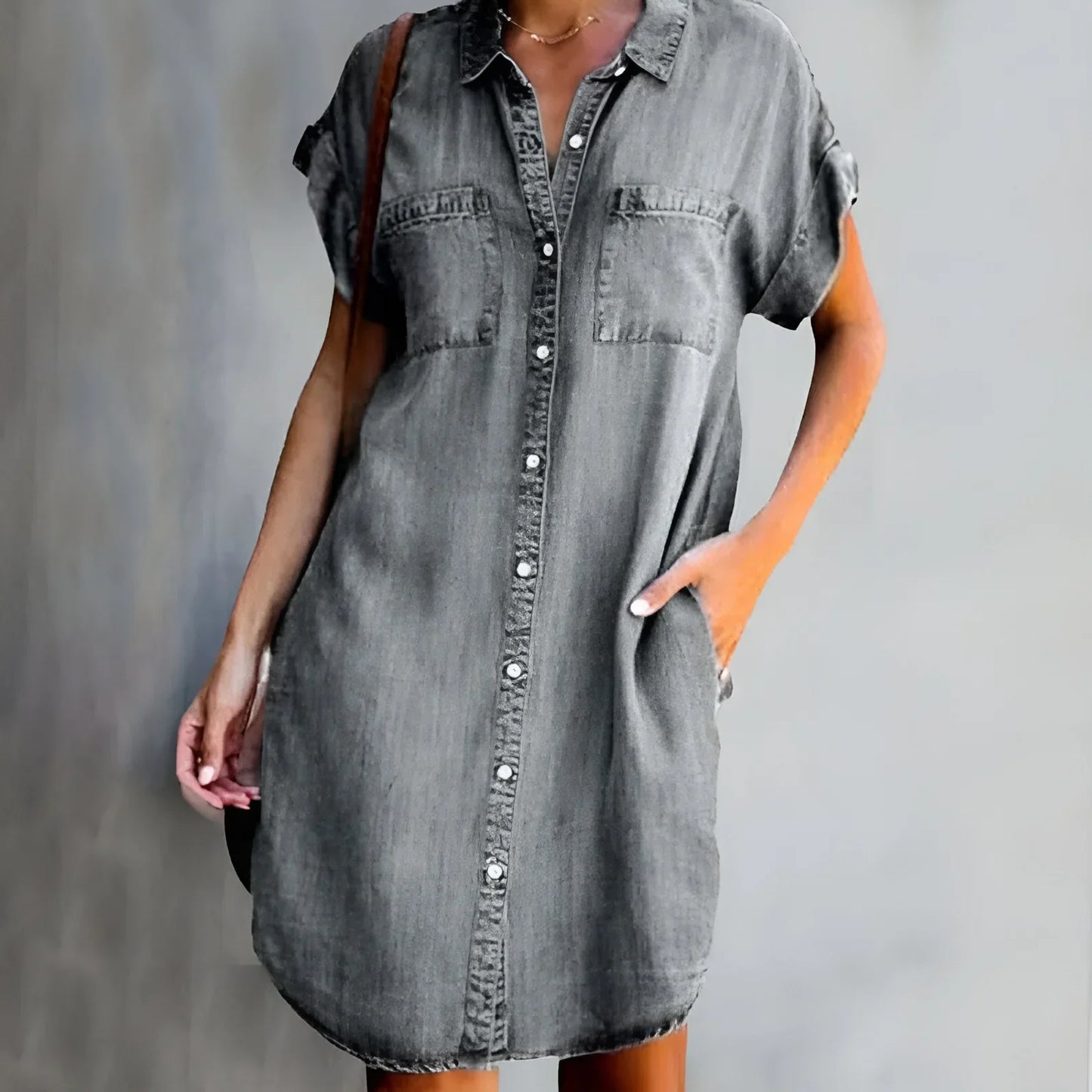 Chic Comfort Denim Dress