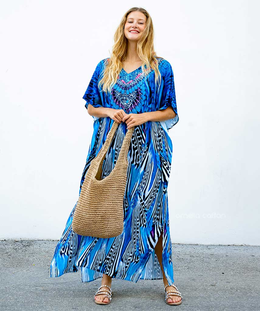 Eco-Soft Kaftan Dress